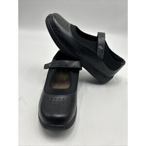 Drew Rose Mary Jane Leather Orthopedic Walking Shoes Women's 10 M Black 14375-99